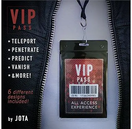 

VIP PASS (Gimmick and Online Instructions) Magic Tricks Stage Close Up Magia Magician Illusion Mentalism Gimmick Prop Acces