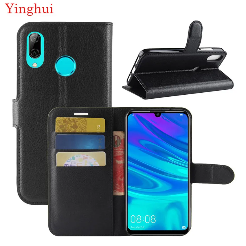 Флип чехол для Huawei Y7 2019 кожаный телефона бумажник с подставкой флип чехлы
