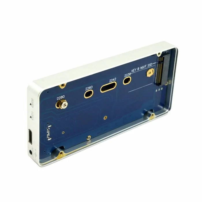 (100 шт./лот) USB-C USB 3.1 Тип C двойной M.2 NGFF pci-e 2 lane SSD корпус с RAID RAID0 RAID1 или PM