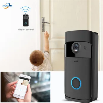 

HQCAM Smart IP Video Intercom WI-FI Video Door Phone Door Bell WIFI Doorbell Camera For Apartments IR Alarm Wireless Security Ca