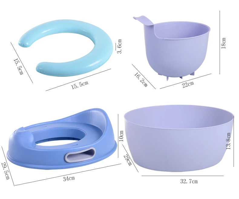 Мягкие детские горшок обучение сиденье детский туалет с большим мягким кольцом ящика Тип разделенные части полезные Детские Детский писсуар