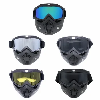 

Completely Framed Mask Skiing Glasses Cycling Glasses Windproof Goggles Breathable Glasses Removable Mask For Outdoor Sports