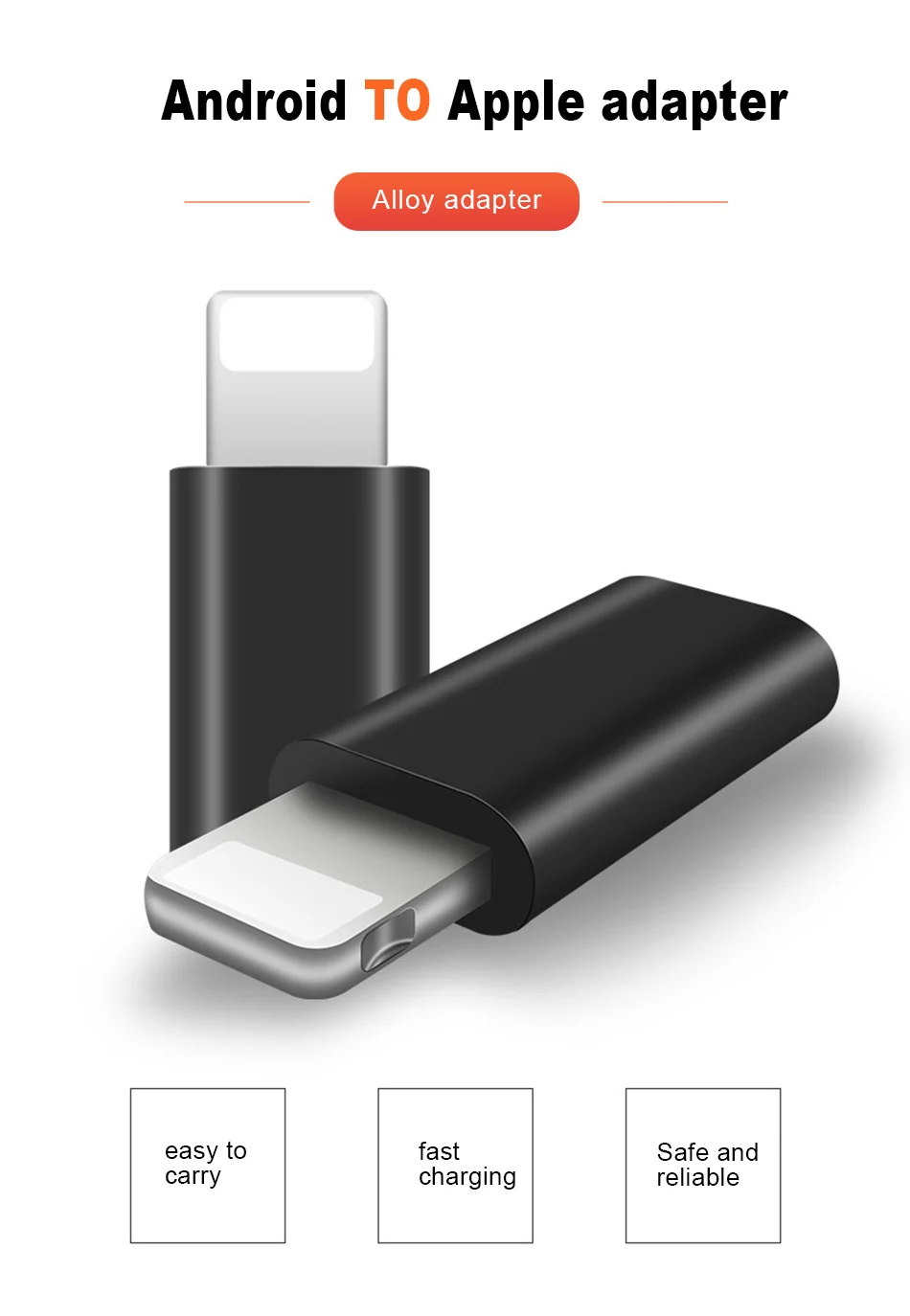 !ACCEZZ Micro USB to lighting For Apple Adapter OTG Converter For iphone 5 6 7 X 8 5c Plus For ipad Air Mini Charge&Data Adapter (1)