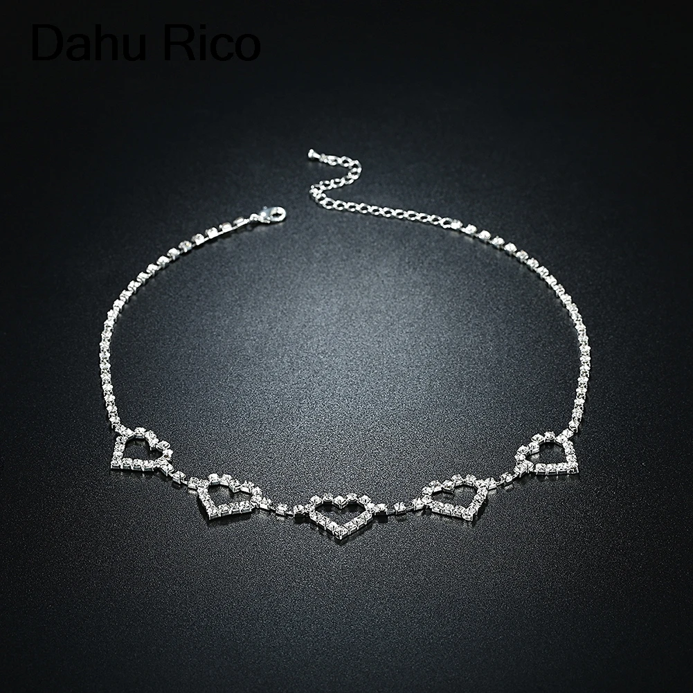 Сердце boucles d'oreilles pendientes наборы Свадебные украшения для невест серебряный цвет
