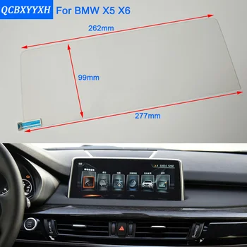 

Car Styling 10.2 Inch GPS Navigation Screen Steel Glass Protective Film For BMW X5 X6 Control of LCD Screen Car Sticker