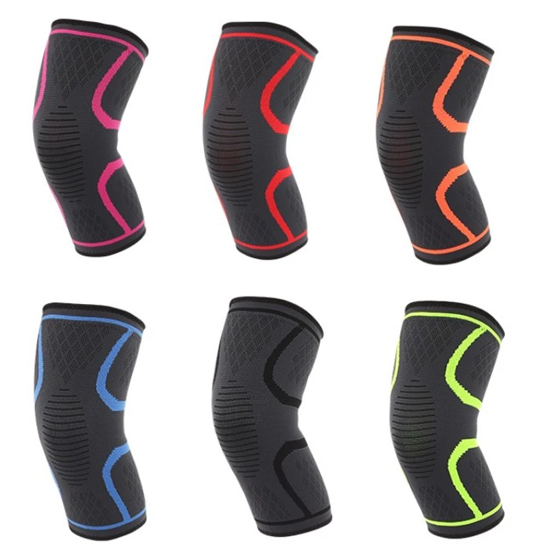 

Elastic Nylon Knee Pad Basketball Sports Adult Protector Safety Fitness Running Cycling Bandage Arthritis Elbow Support Bike