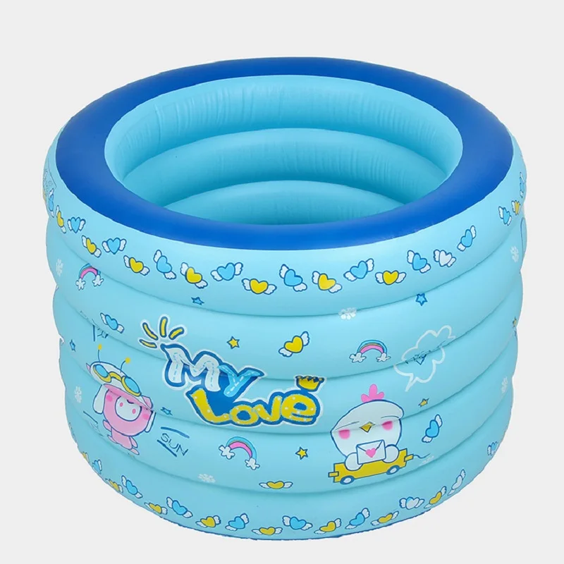 

2019 Summer New Style Printed Inflatable Children's Height Thickening Swimmin pool Outdoor Home Use Protable