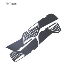 Автомобильная дверь из углеродного волокна Защита анти-удар коврик для Magotan Golf 7