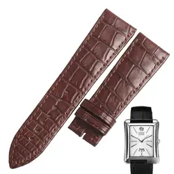 WENTULA watchanbands forPiagetBLACK-TIE G0A33070 кожа аллигатора/крокодиловая зерно мужской ремешок для часов