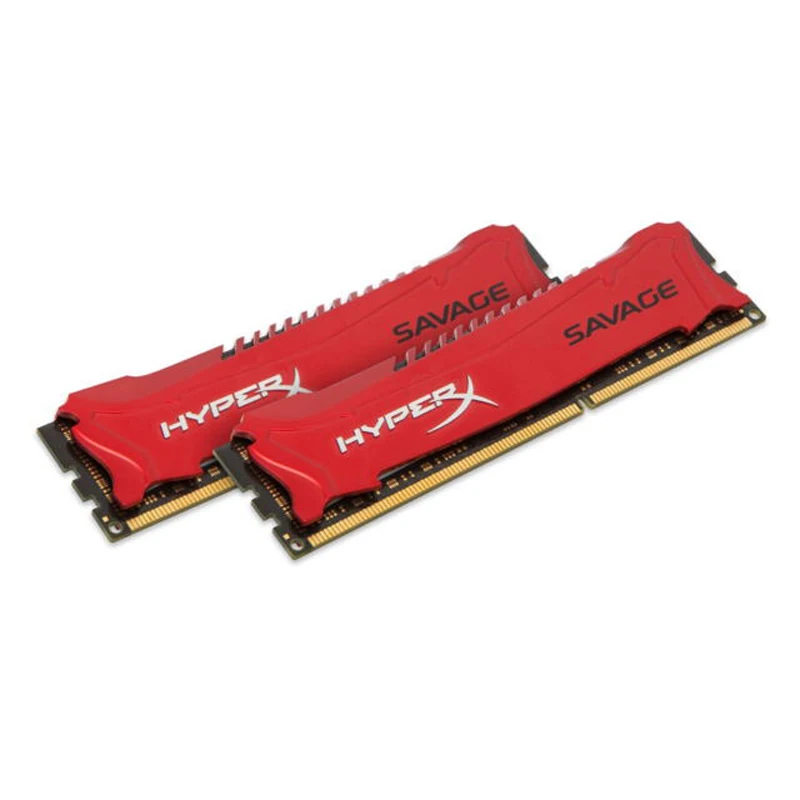 

HyperX Savage 16GB 1600MHz DDR3 Kit of 2, 16 GB, 2 x 8 GB, DDR3, 1600 MHz, 240-pin DIMM, Rojo