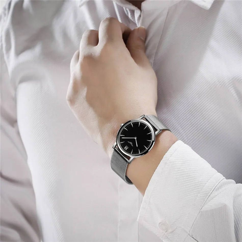 Watch Men GUANQIN Relogio Masculino Gold Simple Mens Watches Top Brand Luxury Ultra Thin Quartz Watch New Year Gifts for Friends (5)