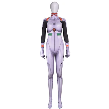 

High Quality Spandex Zentai Adult EVANGELION Cosplay Costume for Adlut Japanese Anime Ayanami rei EVA Cosplay Costumes for Kids