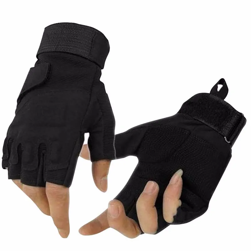 1 пара мужских перчаток с полупальцами, для спорта на открытом воздухе, армейская Военная тактика, набор для стрельбы, охоты, альпинизма, защитное снаряжение для мужчин