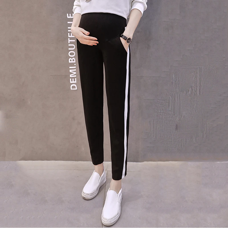 

Plus Size Pregnant Women Pants Cotton Summer Casual Spring And Autumn Nine Pants Harem Pants Loose Bottoming Trousers