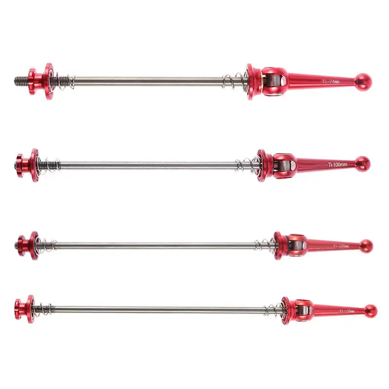 

Bicycle Quick Release Front Rear Titanium Lightest CNC Cycling Wheel Hub Skewers Set MTB Road bike hub Quick-release Bike Parts