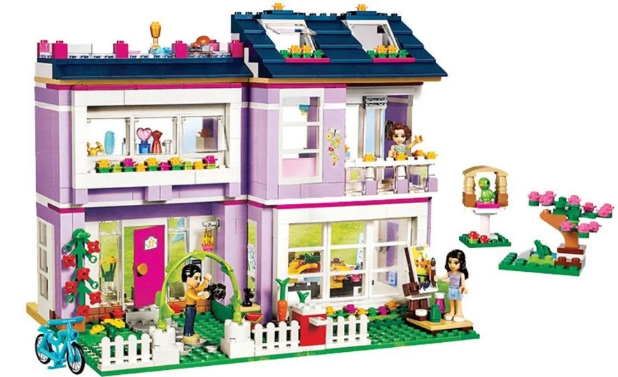 

BELA 10541 Girls Friends Emma's Design House Building Blocks DIY Educational Bricks Toys Compatible with Legoings Friends 41095