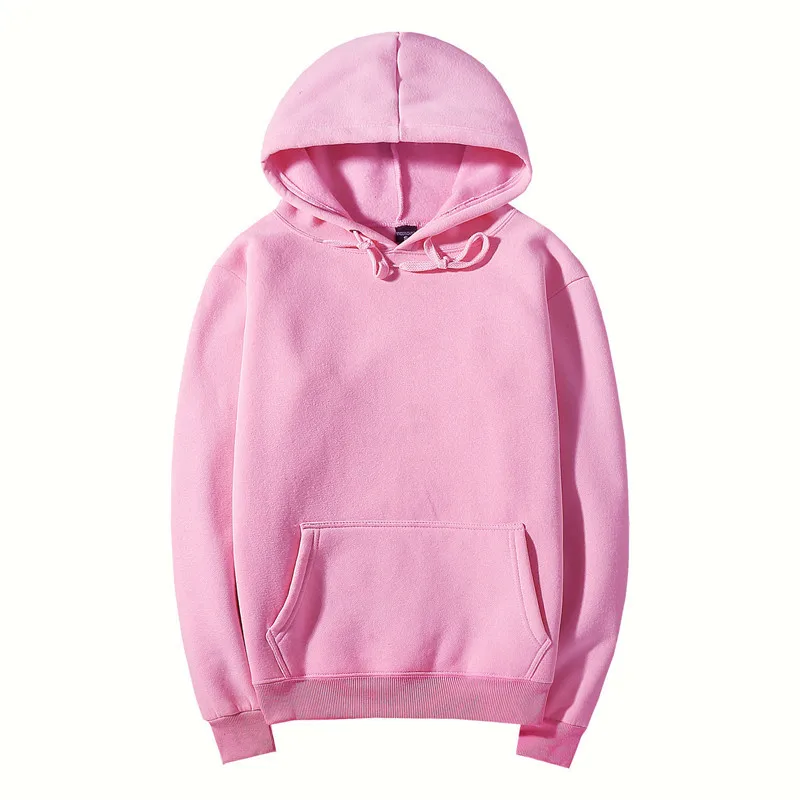 

Casual women hoodies solid color black grey red cotton pullover female Long sleeve loose tracksuit Woman Hooded sweatshirts