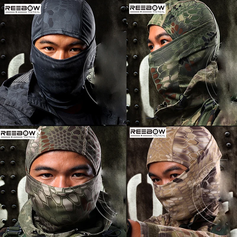 

Outdoor Camouflage Tactical Balaclava Masks Military Paintball Full Face Airsoft Headwear Quick Dry Motorcycle Skiing Cycling