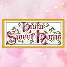 Радость воскресенье crossstitch DIY Sweet Home семейный дом DMC14CT11CTcottonfabric рукоделие комплекты живопись подарок Art с фабрики