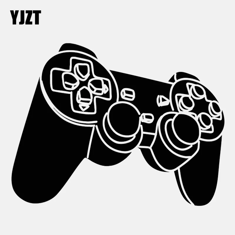 

YJZT 15.5CM*11.8CM Gaming Joystick Joypad Controller Gamepad Vinyl Decoration Car Sticker C22-0380
