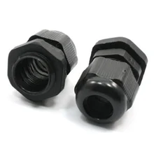 Стиль 10 Шт. Водонепроницаемый PG13.5 Модель 6-12 мм Кабеля Радиус Кабели Железы Черный