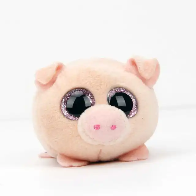 10cm ty beanie boos plush animal doll toy pig kimi dog ty beanie baby christmas