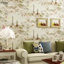 Beibehang пастырской живописи тушью защиту окружающей среды независимо от фон теплый Ресторан кабинет полный чайная комната
