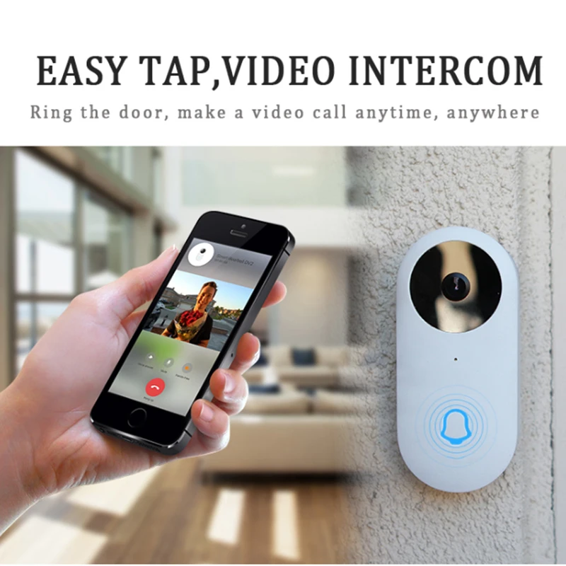 960P Smart Wifi Doorbell Wireless Security Visual Intercom Recording Video Doorbell Phone Remote Home Monitoring(Us Plug) #8