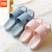 Оригинальные Нескользящие тапочки Xiaomi с экологическими цепочками для ванной комнаты; мягкие износостойкие водонепроницаемые тапочки-светильник из ЭВА Оригинальные Нескользящие тапочки Xiaomi с экологическими цепочками для ванной комнаты; мягкие износостойкие водонепроницаемые тапочки-светильник из ЭВА