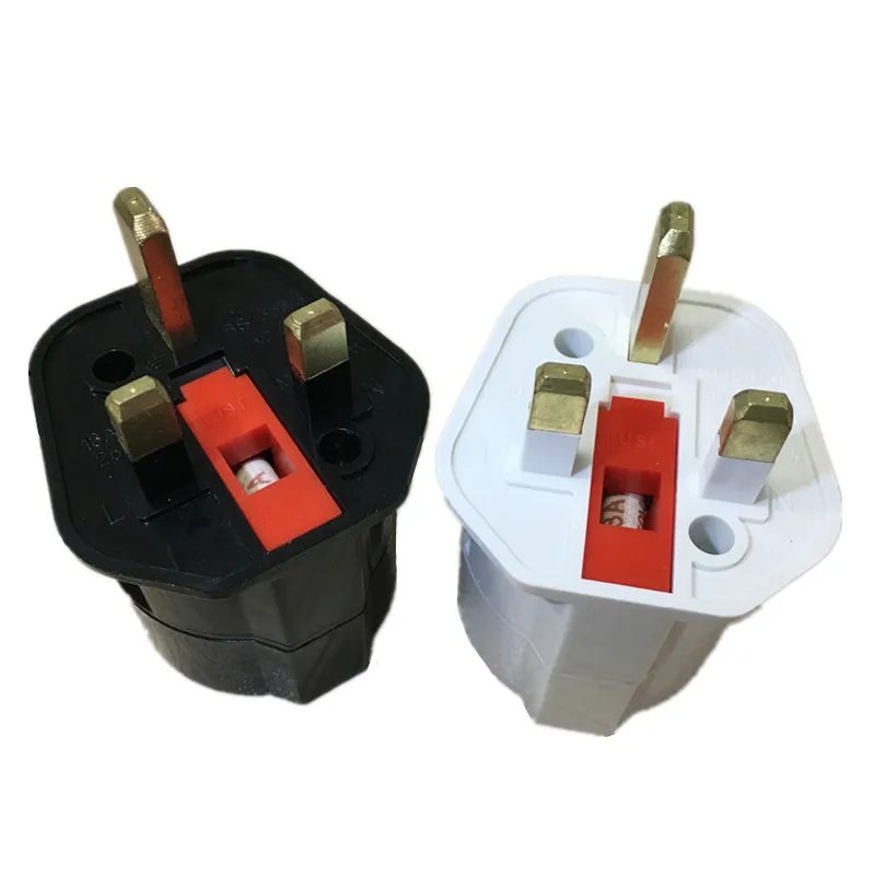 10PCS Multifunctional EU to UK Plugs Adapter EU to UK Plugs Power