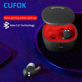 

Bluetooth 5.0 Earphone True Wirelss Headphones 3D Stereo Mini TWS Earbuds Handsfree Headset for iPhone Samsung Xiaomi Phones