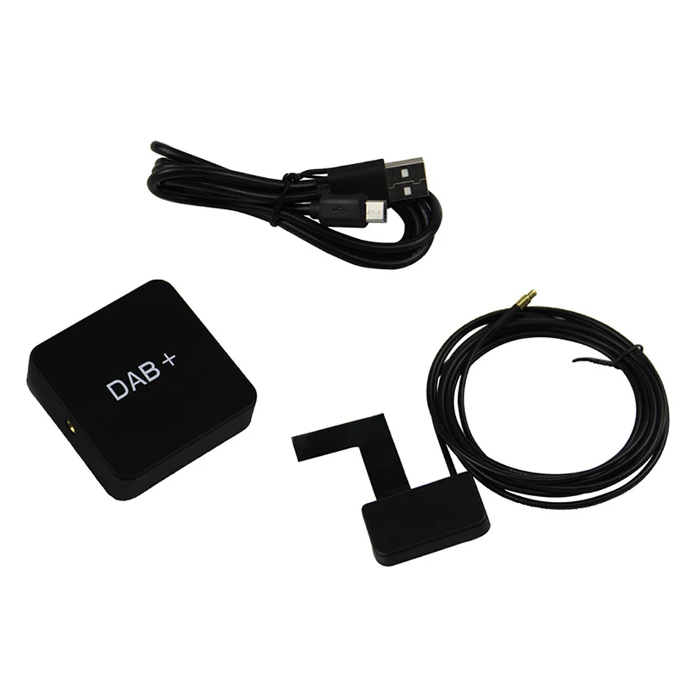 DAB 004 DAB+ коробка цифровой радио антенна тюнер для автомобиля Радио Android 5,1 и выше FM передача USB питание