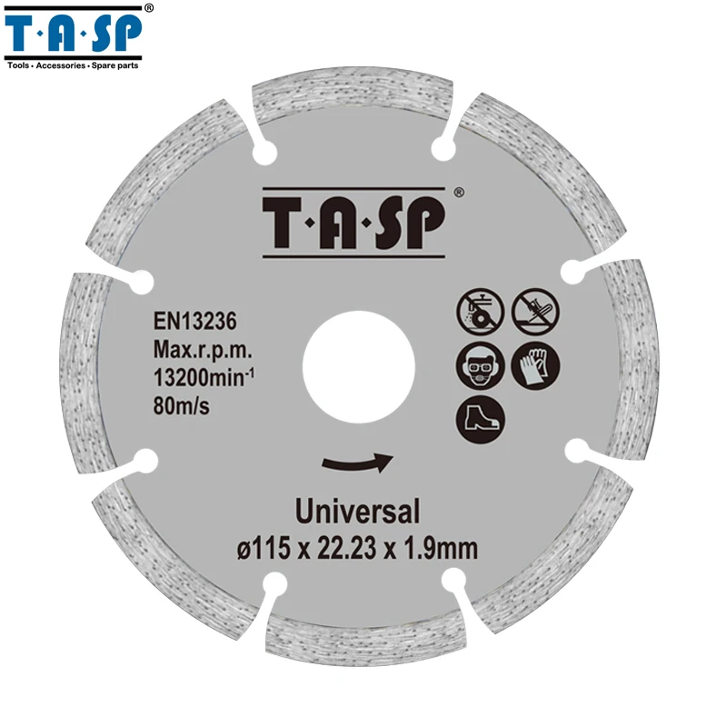 TASP 2PC 115mm Diamond Cutting Disc 4.5