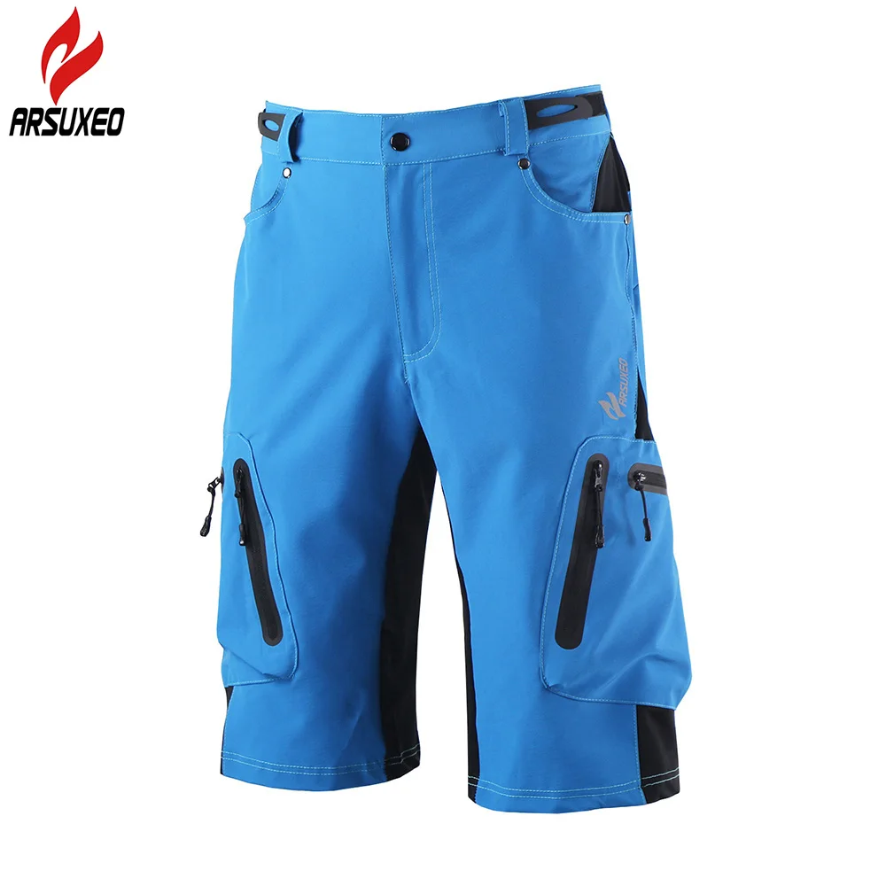 2016 ARSUXEO Mens Brand Outdoor Sports Cycling Clothing Downhill MTB Shorts Mountain Bike Bicycle Shorts Wear Jersey .ar1202