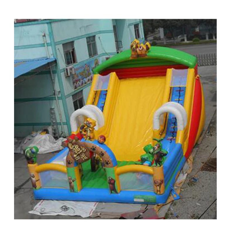 

Good quality PVC giant inflatable dry slide