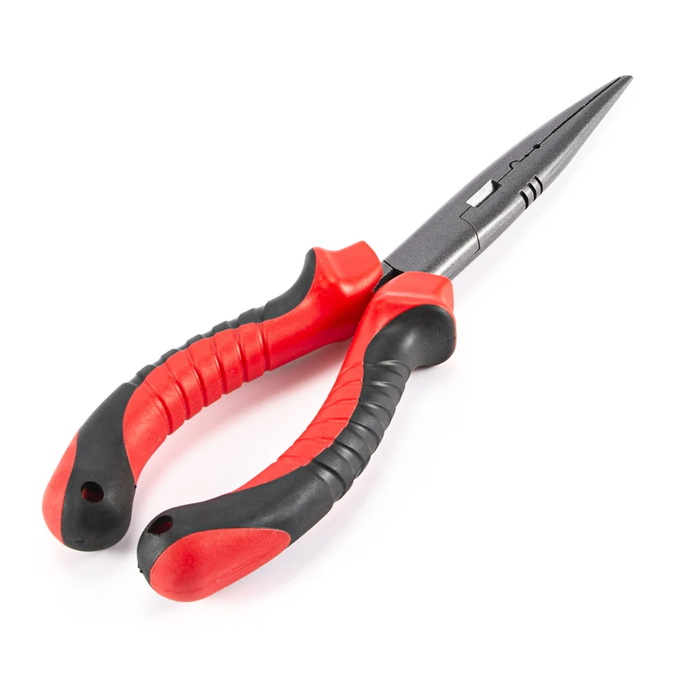 

Stainless Steel Fishing Pliers Sea Fishing Scissors Braid Swivel Snap Hook Tools Split Ring BHD2