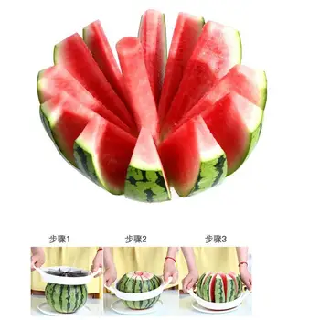 

Popular Kitchen Pratical Tool Watermelon Slicer Fruit Cutter utensilios de cozinha Cantaloupe Knife cortador de melancia