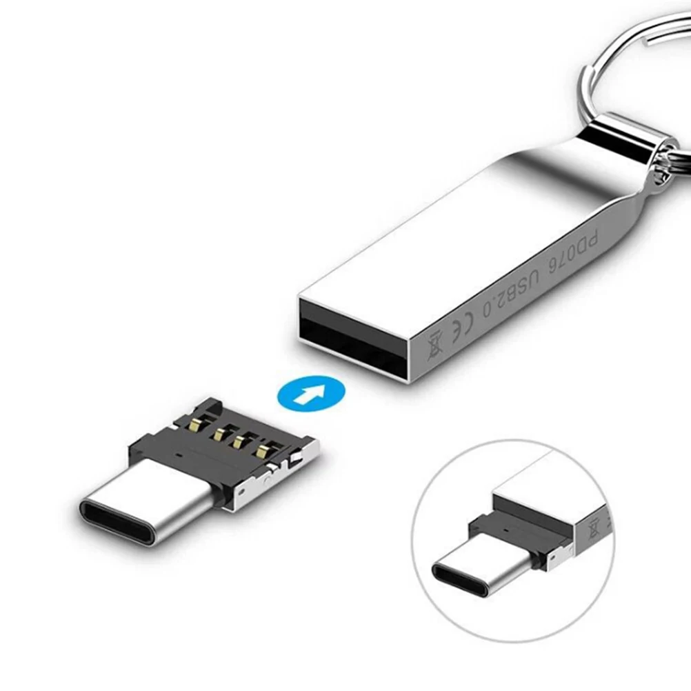 2 шт. USB 3,1 type-C разъем типа C штекер USB OTG адаптер конвертер для планшет телефон Android флэш-накопитель U диск