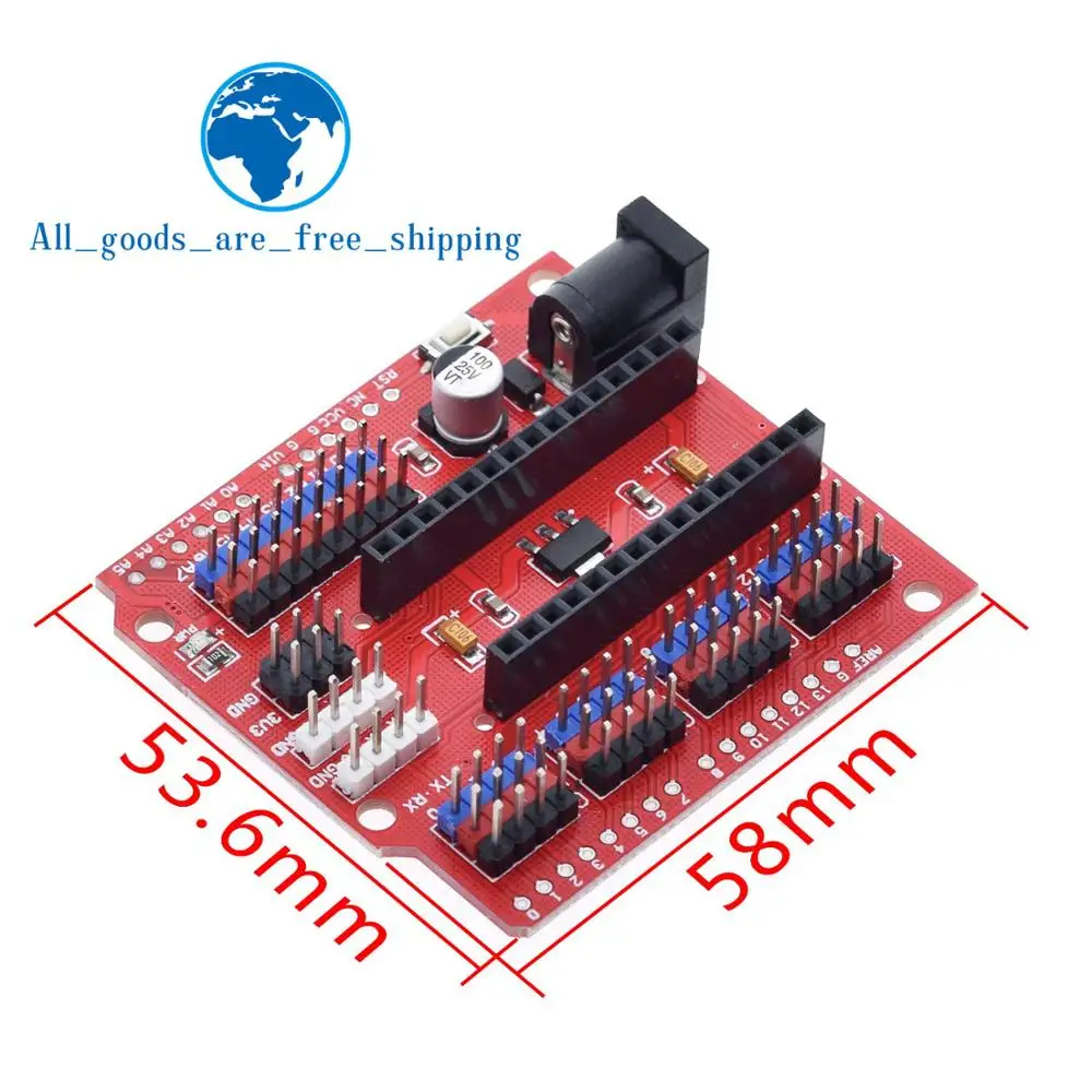 Щит UNO/нано щит для расширительной платы Nano 3 0 и UNO R3 duemilanove|module i2c|arduino sensor shieldshield