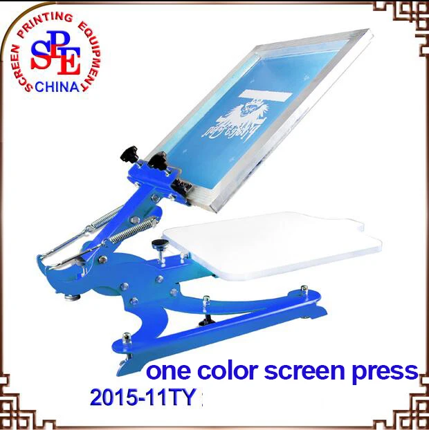 SPE11TY single color screen press silk screen printing machine screen printing press