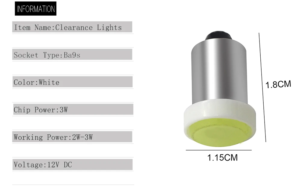 1 шт. BA9S T4W 363 T11 керамический COB светодиодный автомобильные Габаритные фонари габаритный автомобильный фонарь парковочные лампы Настольная купольная лампа светильник номерного знака