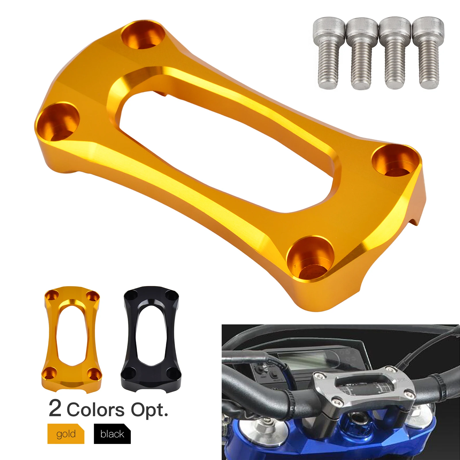 

1 1/8" 28mm Handlebar Riser Top Cover Clamp For Suzuki RM125 RM250 RMZ250 RMZ450 RMX450Z RM 125 250 RMZ 450 RMX 450Z