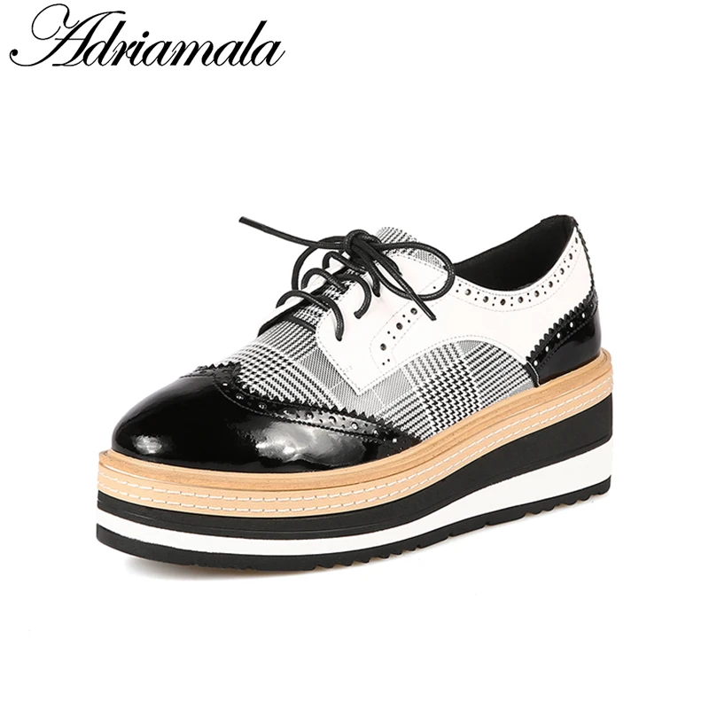 platform brogues womens