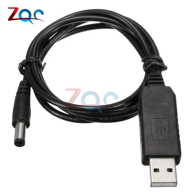 DC-DC USB 5 В до 9 в DC Jack 5,5 мм x 2,1 мм Повышающий Модуль питания конвертер Кабельный соединитель шнура