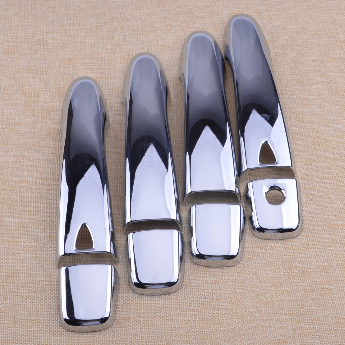 

CITALL Silver Plastic 8pcs Car Exterior Side Door Handle Trim Cover Molding Fit For Nissan Rogue Sport 2017 2018