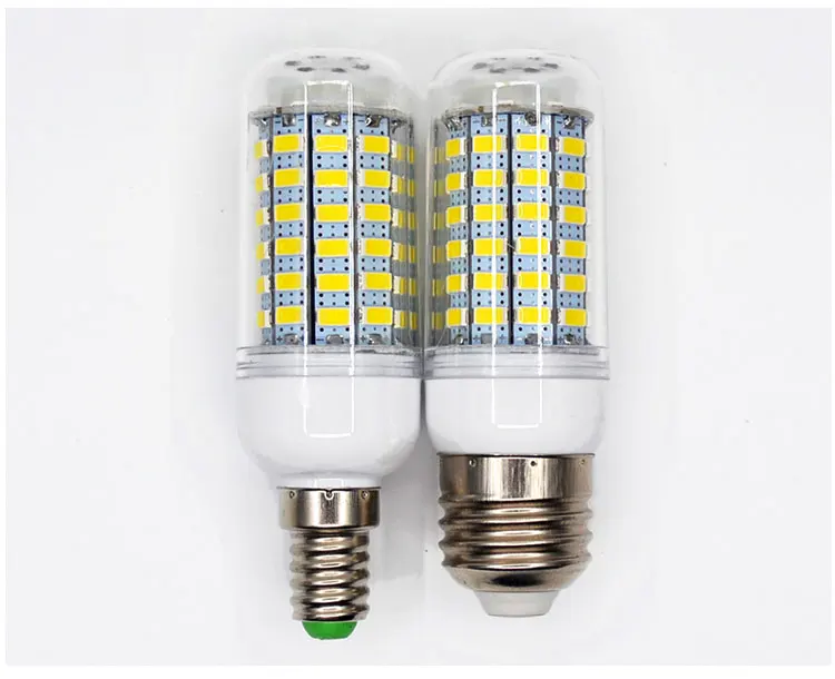 Светодиодные лампы лампада E27 E14 лампы кукурузы 24 36 48 56 69 72 96leds SMD 5730 220 В Lamparas светодиодные люстры свечи прожектор