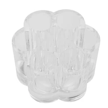 Acrylic Jewelry Makeup Brush Holder Stand Case Transparent Storage Organizer Tool