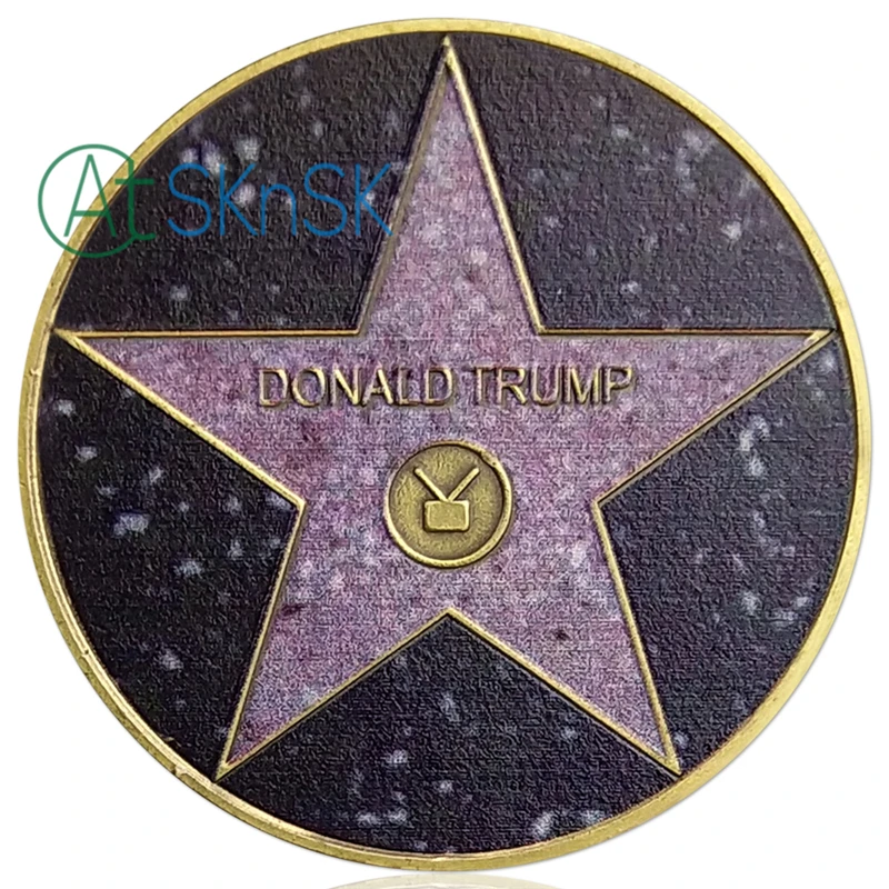 

United States Trump Presidential Challenge Coin Make America Great Again Commemorative Metal Badge for Collection