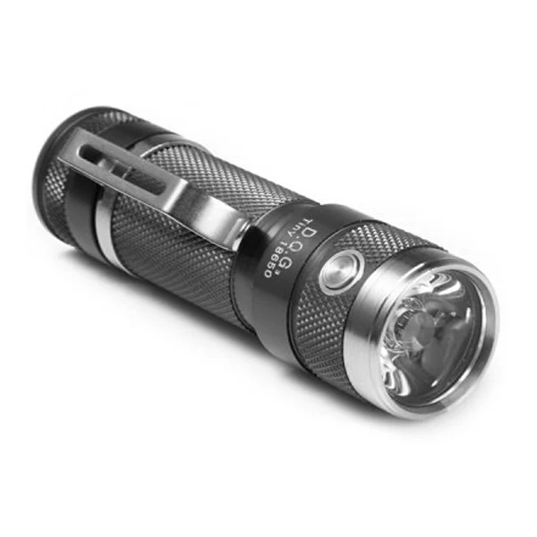 

DQG 4th Tiny Waterproof 2 850LM 4 Modes Smallest LED Light Torch Flashlight Gray For Outdoor Camping Hiking Hunting