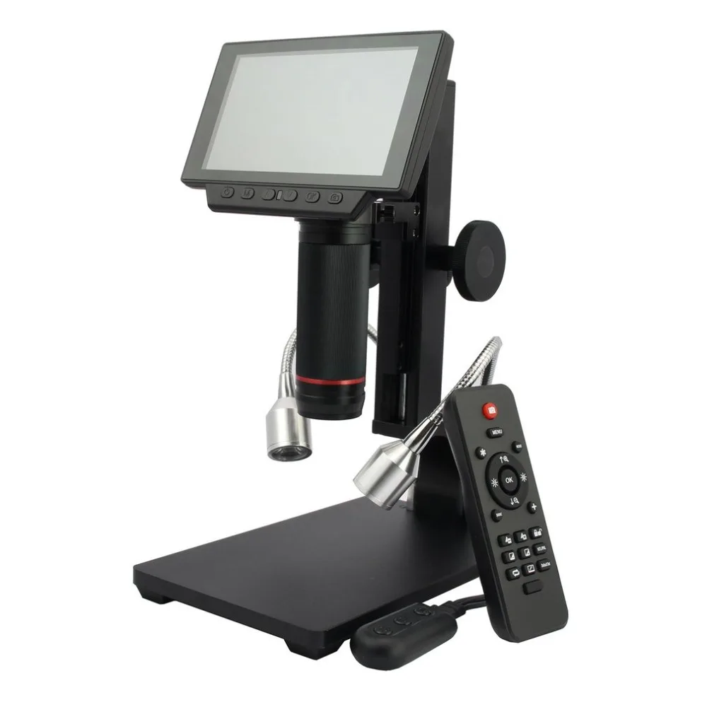 

ADSM302 Digital LCD HDMI Microscope 3MP Video Recording Magnifier for PCB Repairing with IR Remote Controller EU/EU/AU Plug